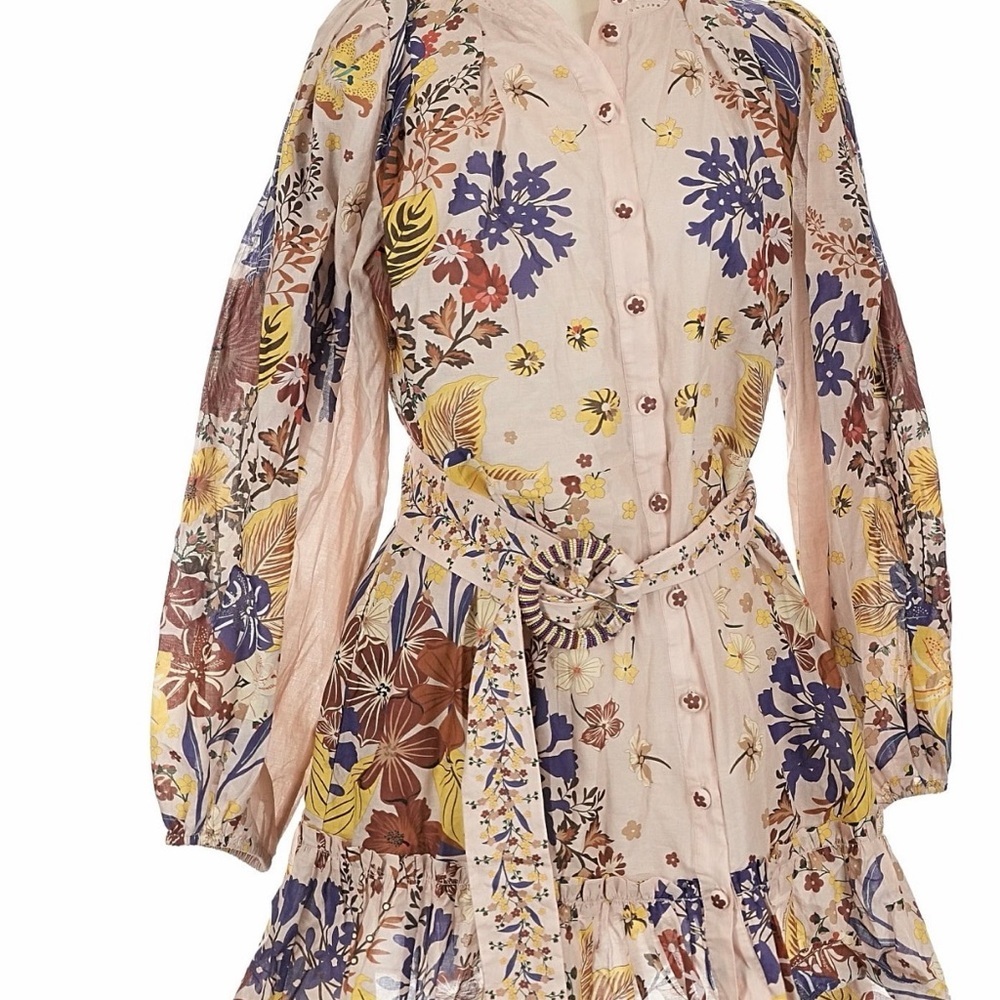 FARM Rio Vibrant Floral Pattern Dress